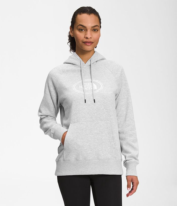 The North Face Hoodie Dames Novelty Graphic LPUT61893 - Lichtgrijs